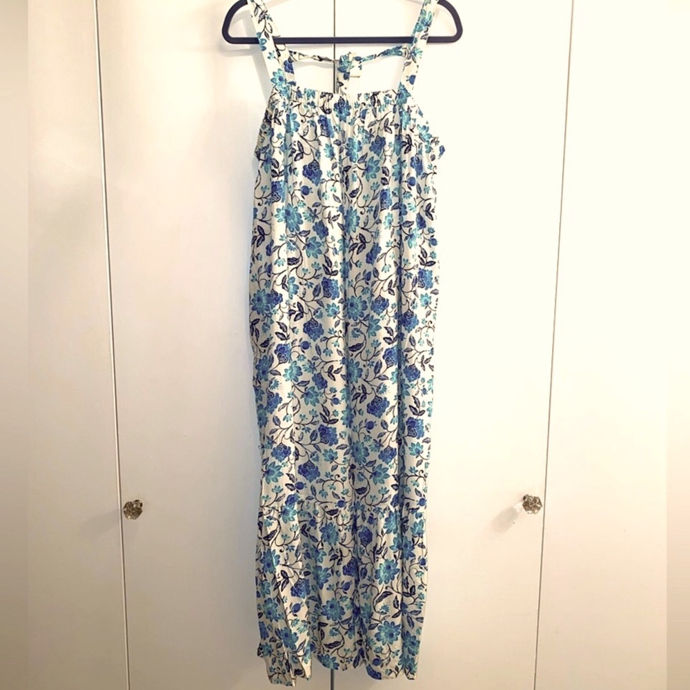 Blue Floral Dress